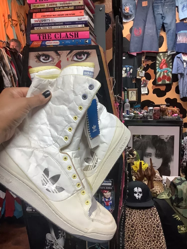 Vintage Adidas Missy E Respect ME High Top Sneakers