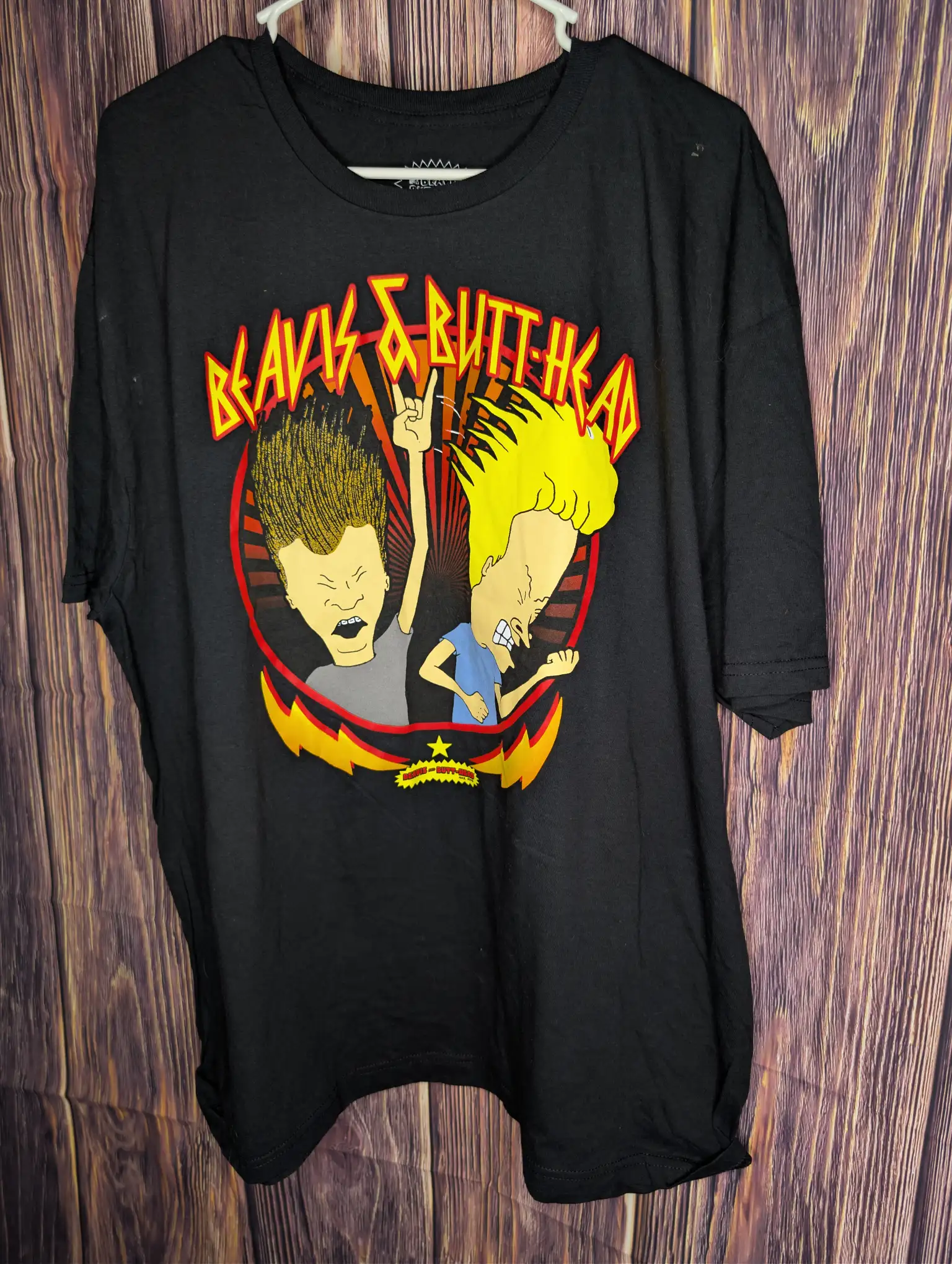 Beavis & Butt-Head Black T-Shirt Sz XXL