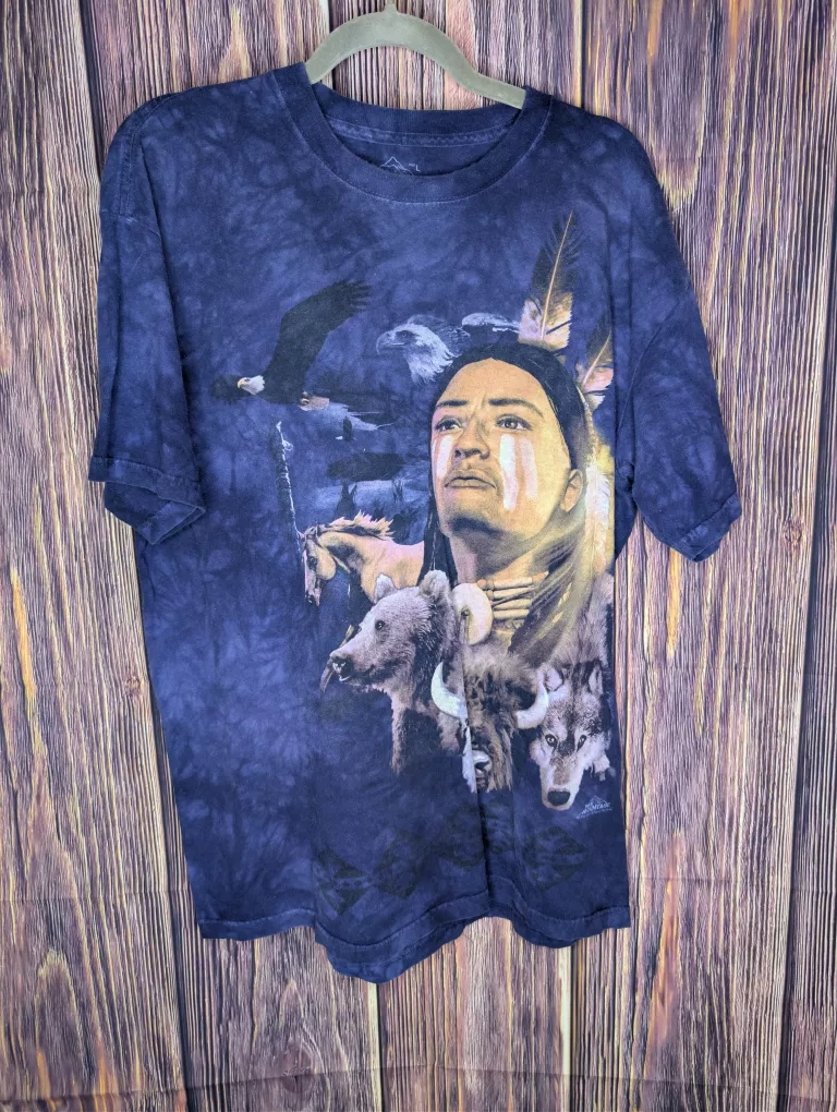 The Mountain Native Spirit Tee Sz L