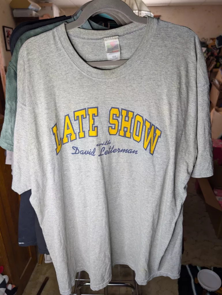 Vintage Late Show Letterman Tee Sz Xl