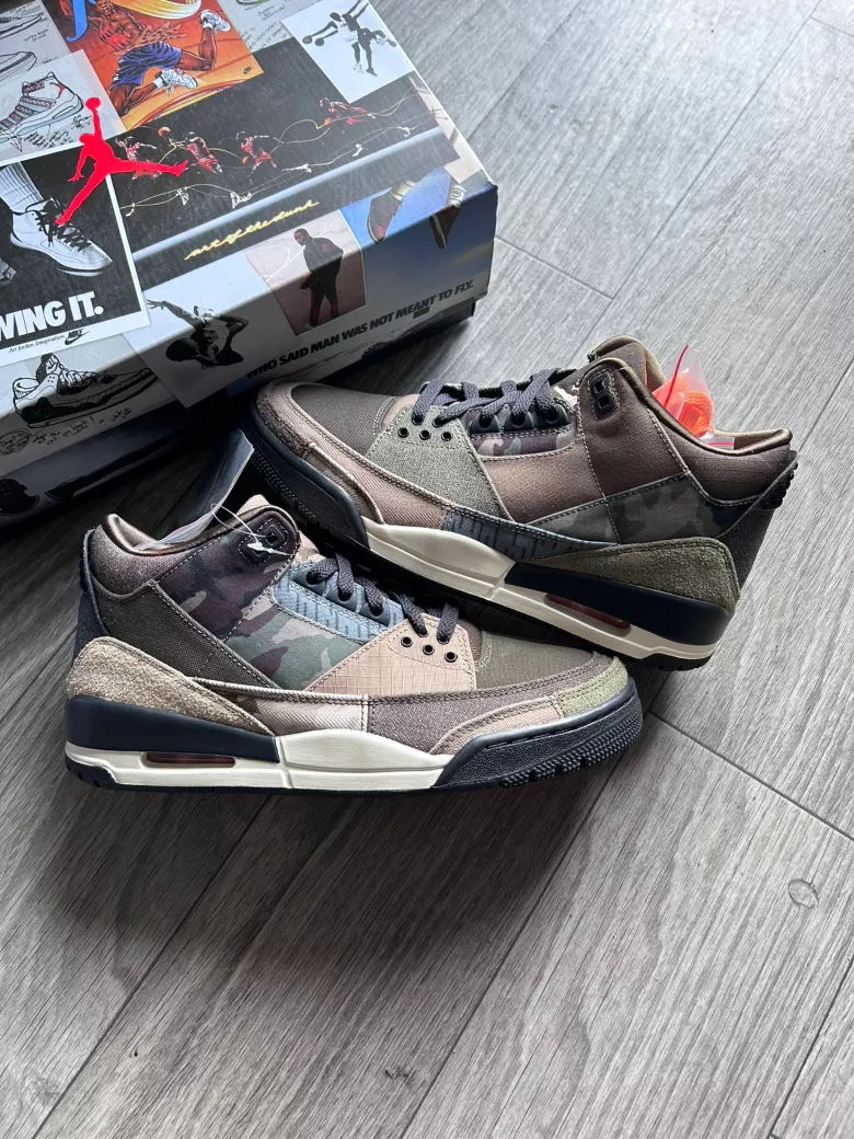 Air Jordan 3 Retro patchwork size 9M