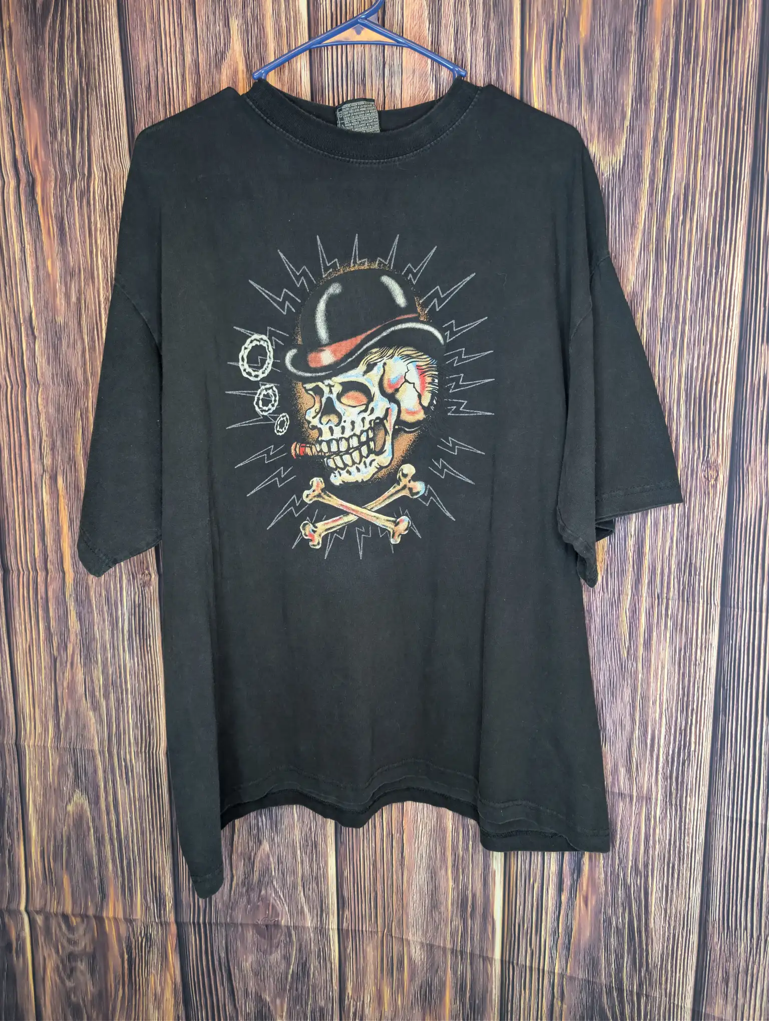 Vintage Skull & Bones Tee Sz XXL