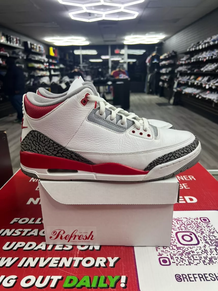 Air Jordan 3 Fire Red Size Size 13