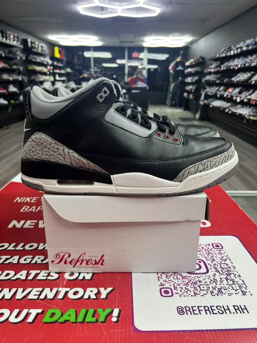 Air Jordan 3 Black Cement Size 14