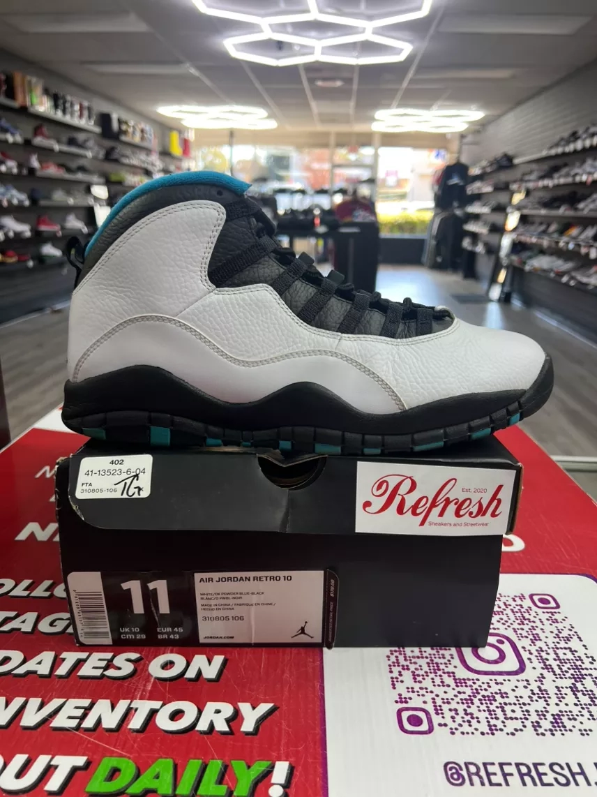 Air Jordan 10 Powder Blue Size 11