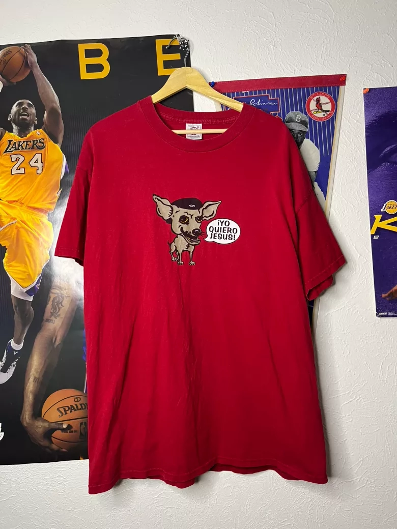 Vintage 90s Chihuahua 'Yo Quiero Jesus' Graphic Tee