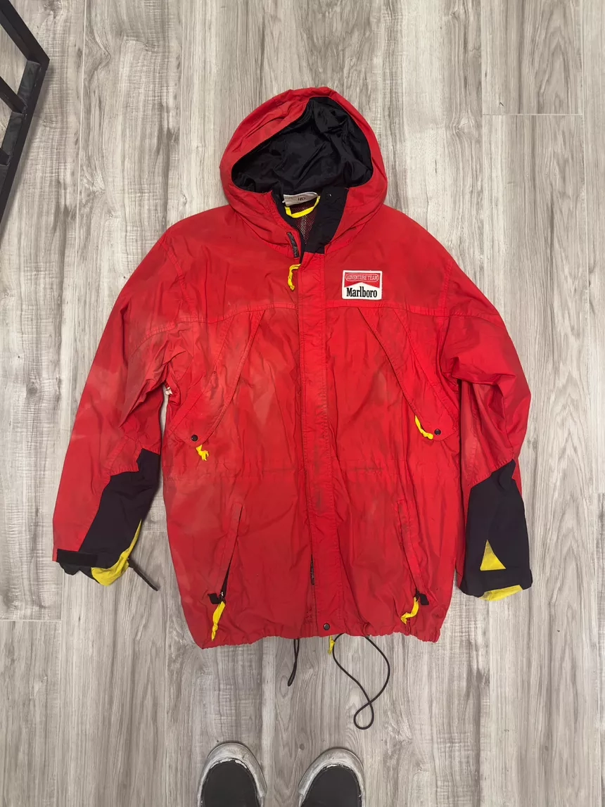 90’s Vintage Marlboro Adventure Team Red Jacket