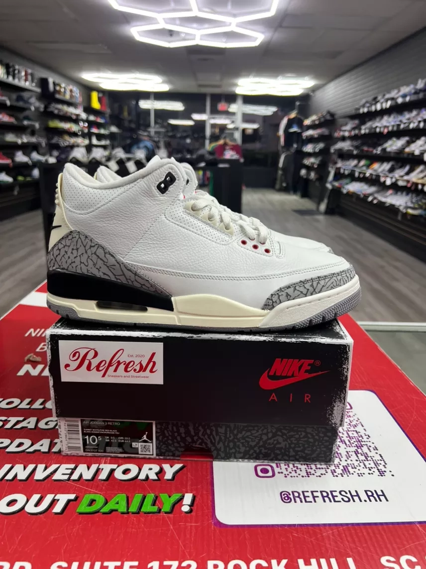 Air Jordan 3 White Cement Reimagined Size 10.5