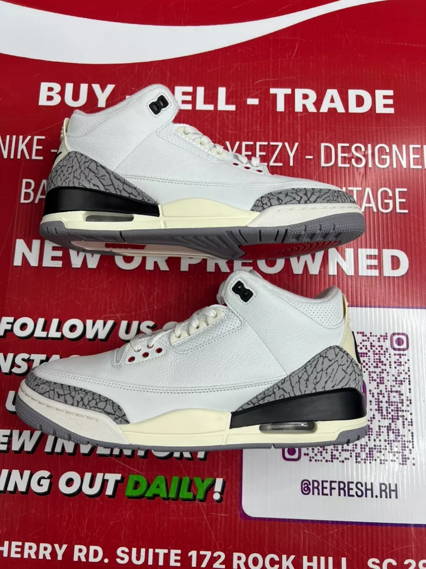 Air Jordan 3 White Cement Reimagined Size 10.5