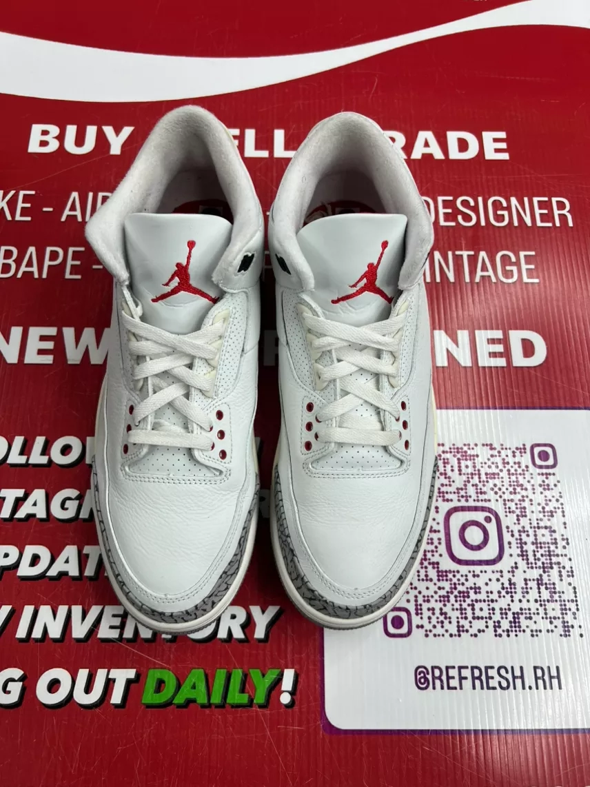 Air Jordan 3 White Cement Reimagined Size 10.5