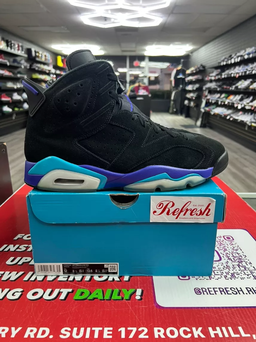 Air Jordan 6 Aqua Size 12