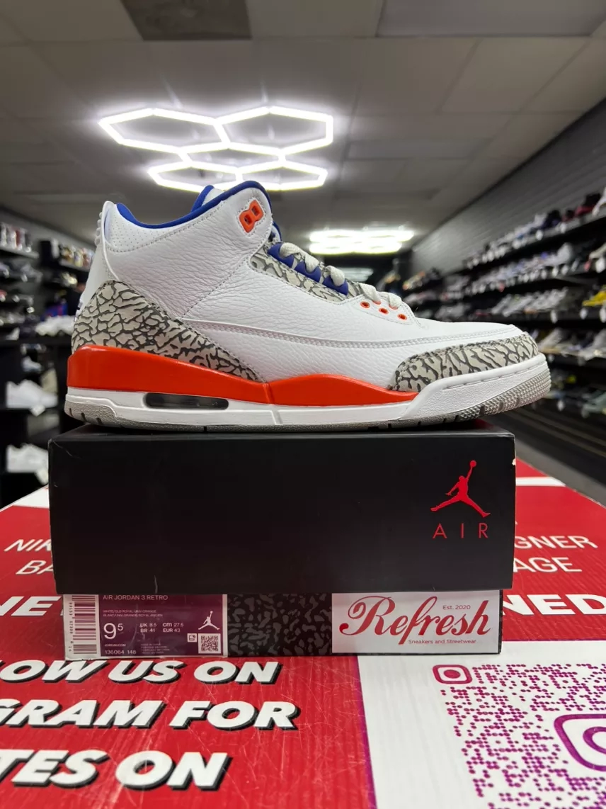 Air Jordan 3 Knicks Size 9.5