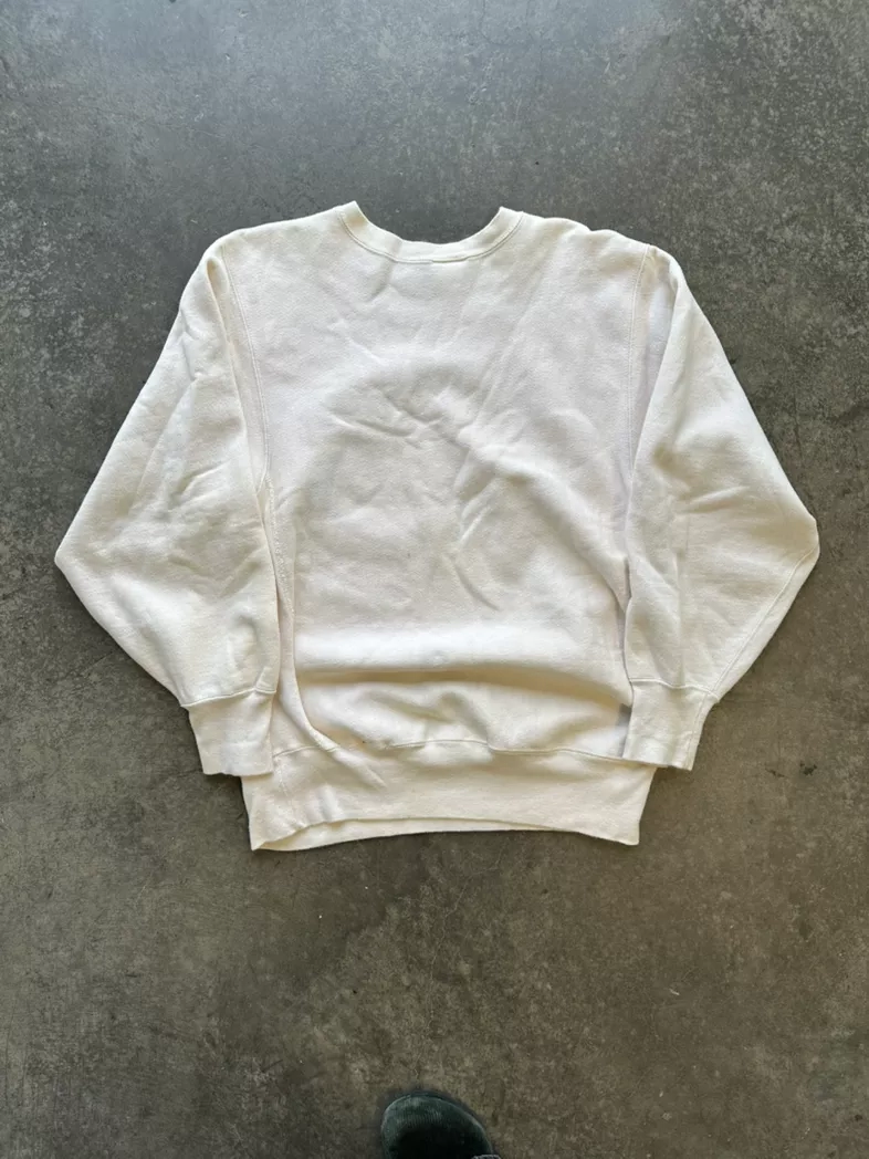 Champion White Crewneck Sweatshirt