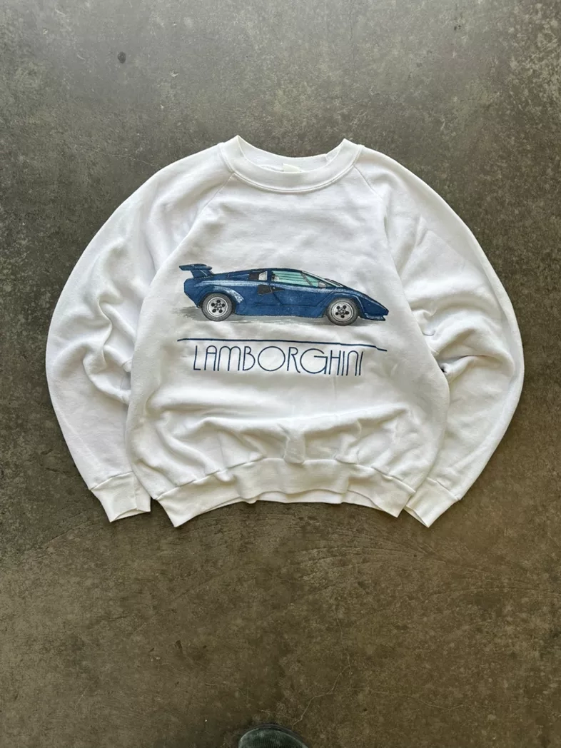 Vintage Lamborghini Graphic Sweatshirt