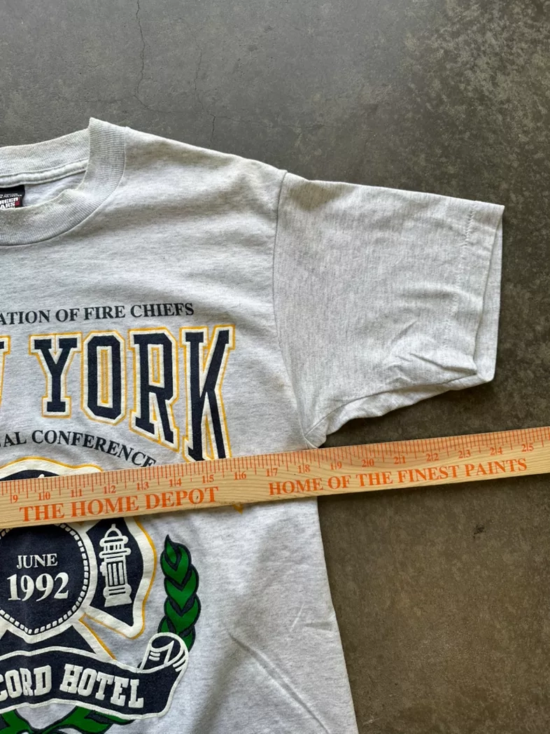 Vintage 1992 NY Fire Chiefs Conference Tee