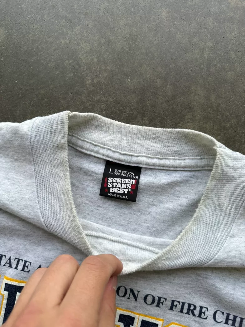 Vintage 1992 NY Fire Chiefs Conference Tee