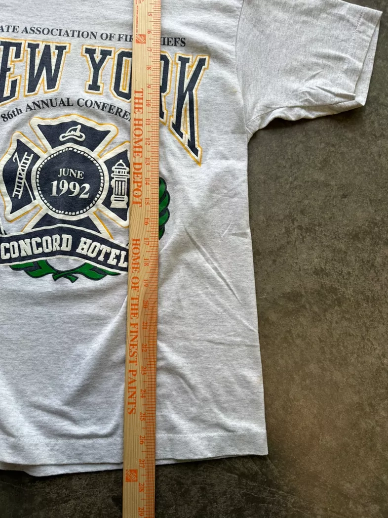 Vintage 1992 NY Fire Chiefs Conference Tee