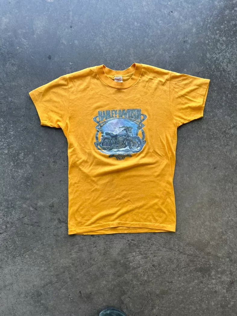 Vintage Harley Davidson Motorcycle Tee