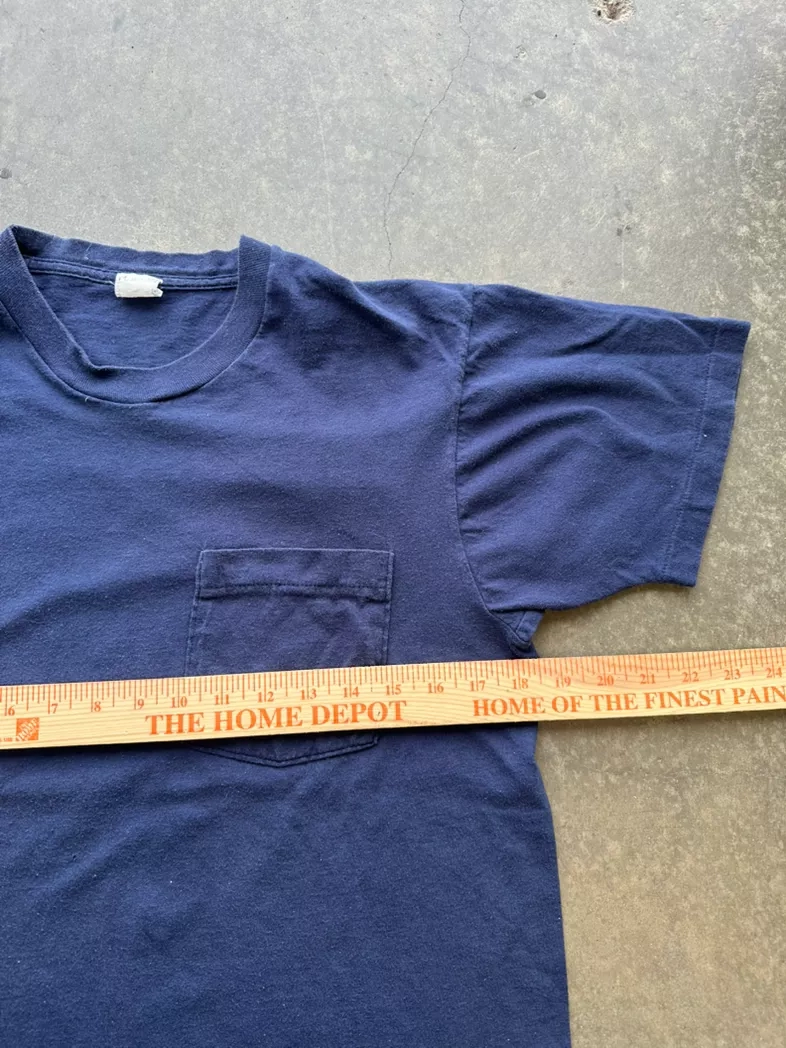 Vintage Navy Pocket Tee