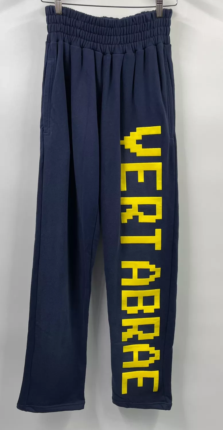 Vertabrae C-2 Navy Blue Yellow Sweatpants 2XL