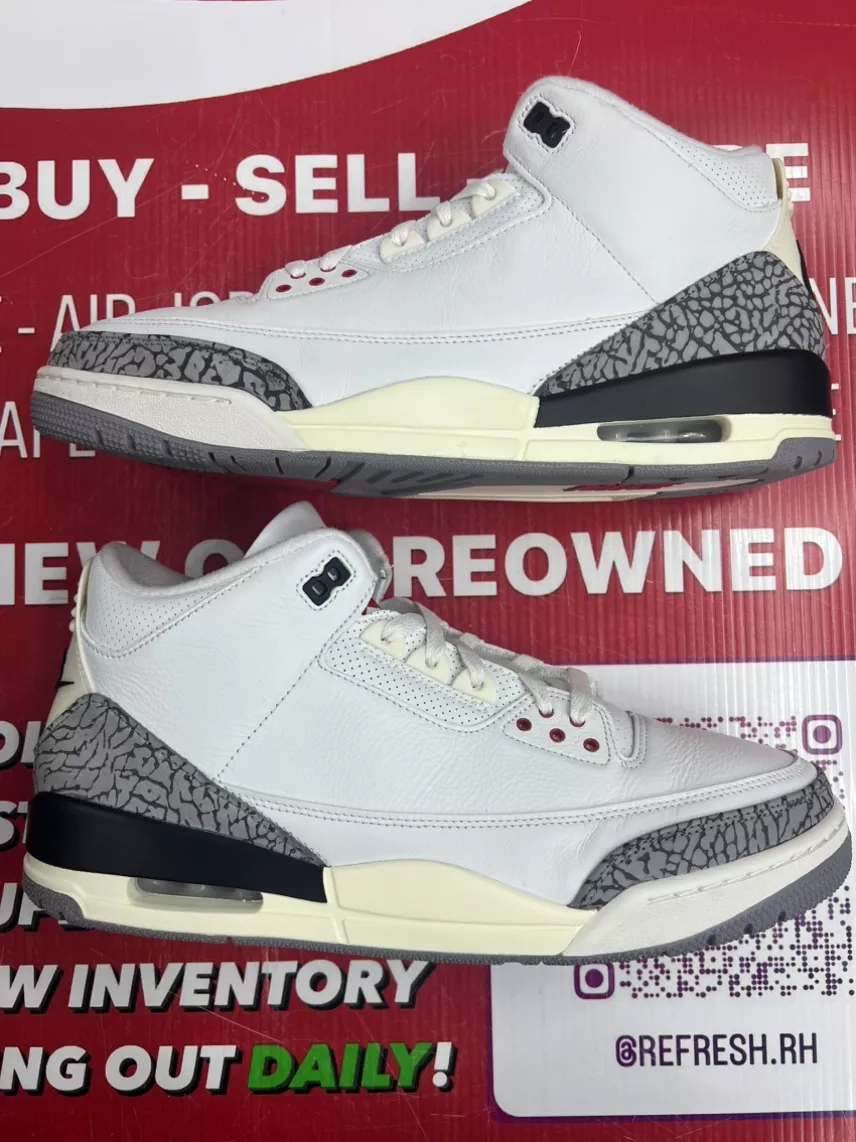 Air Jordan3 White Cement Reimagined Size 13