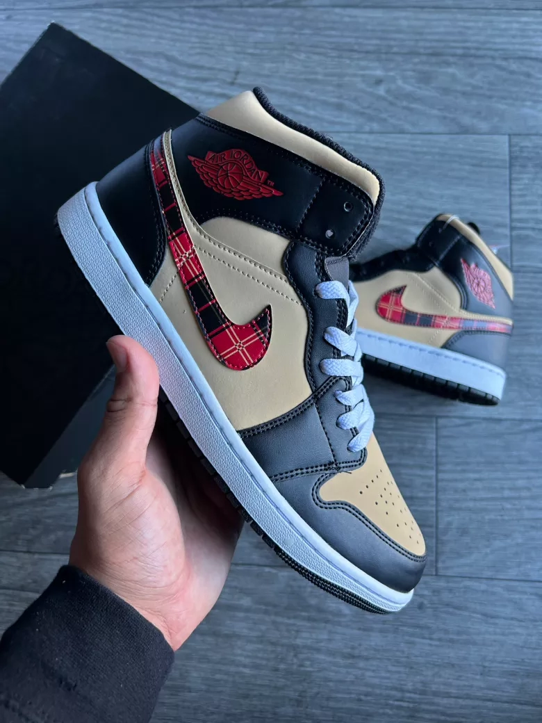 Air Jordan 1 Mid Tartan
