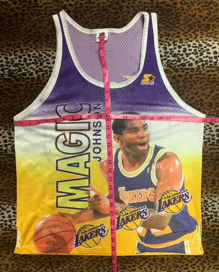 Vintage Magic Johnson Lakers Starter Jersey