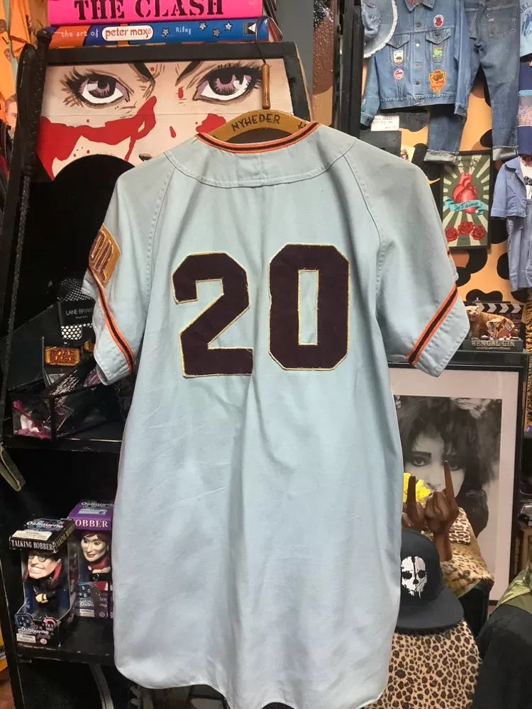 Vintage 'Shinjo Sekiyu' Japanese Baseball Jersey