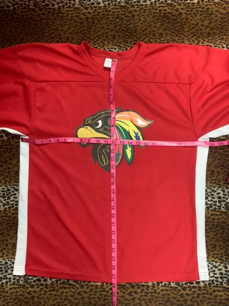 Vintage Red Hawks Hockey Jersey