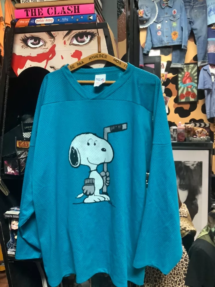 Vintage Snoopy Hockey (San Jose Sharks) Jersey
