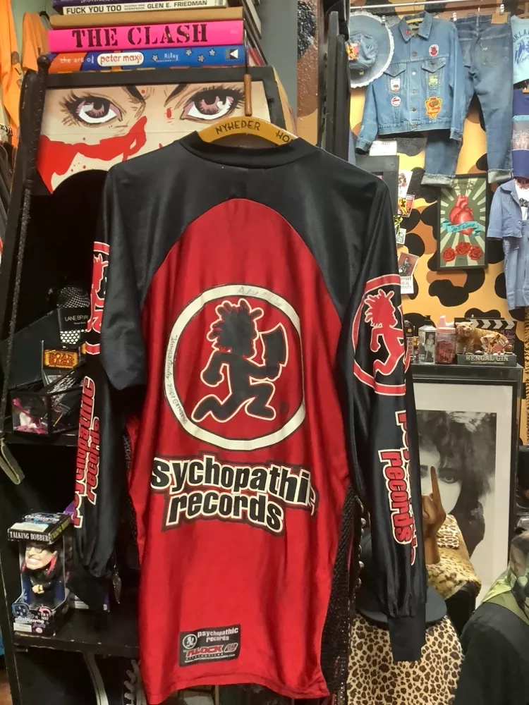 Vintage Psychopathic Records Long Sleeve Moto-X Jersey