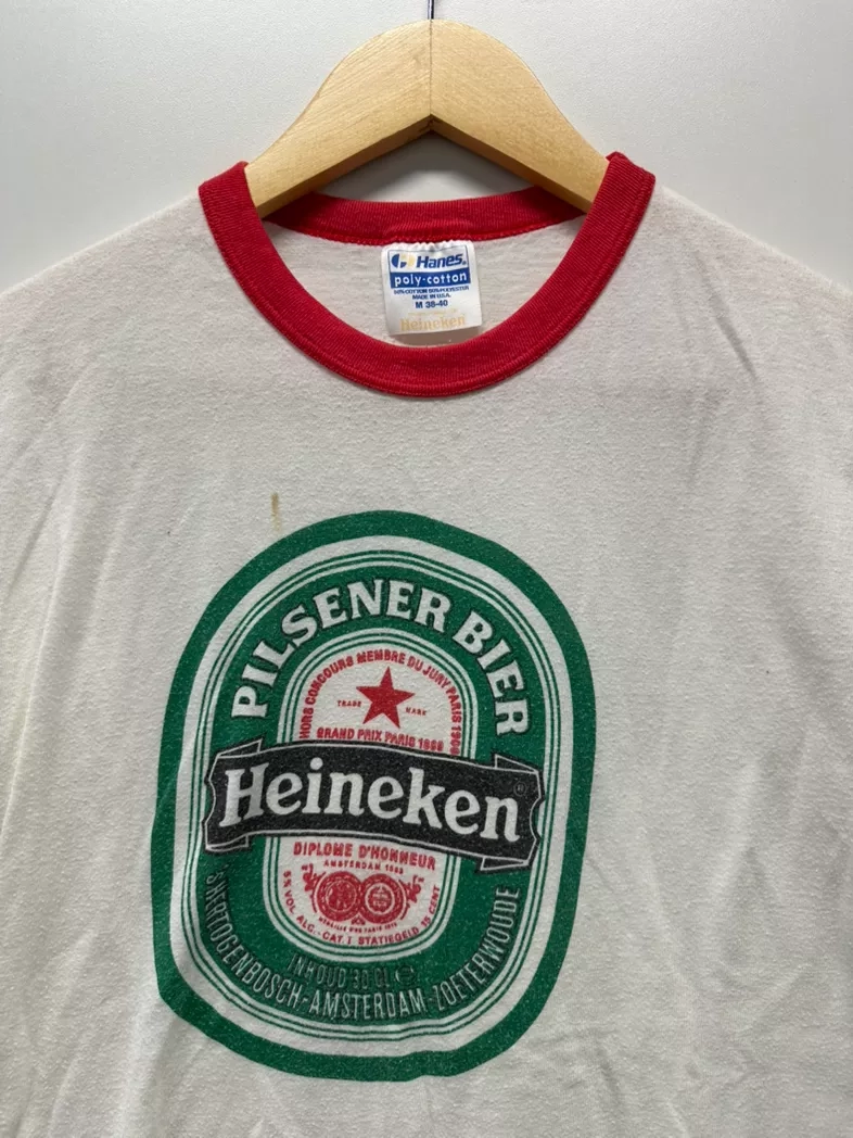 Vintage Heineken Beer Ringer T-Shirt