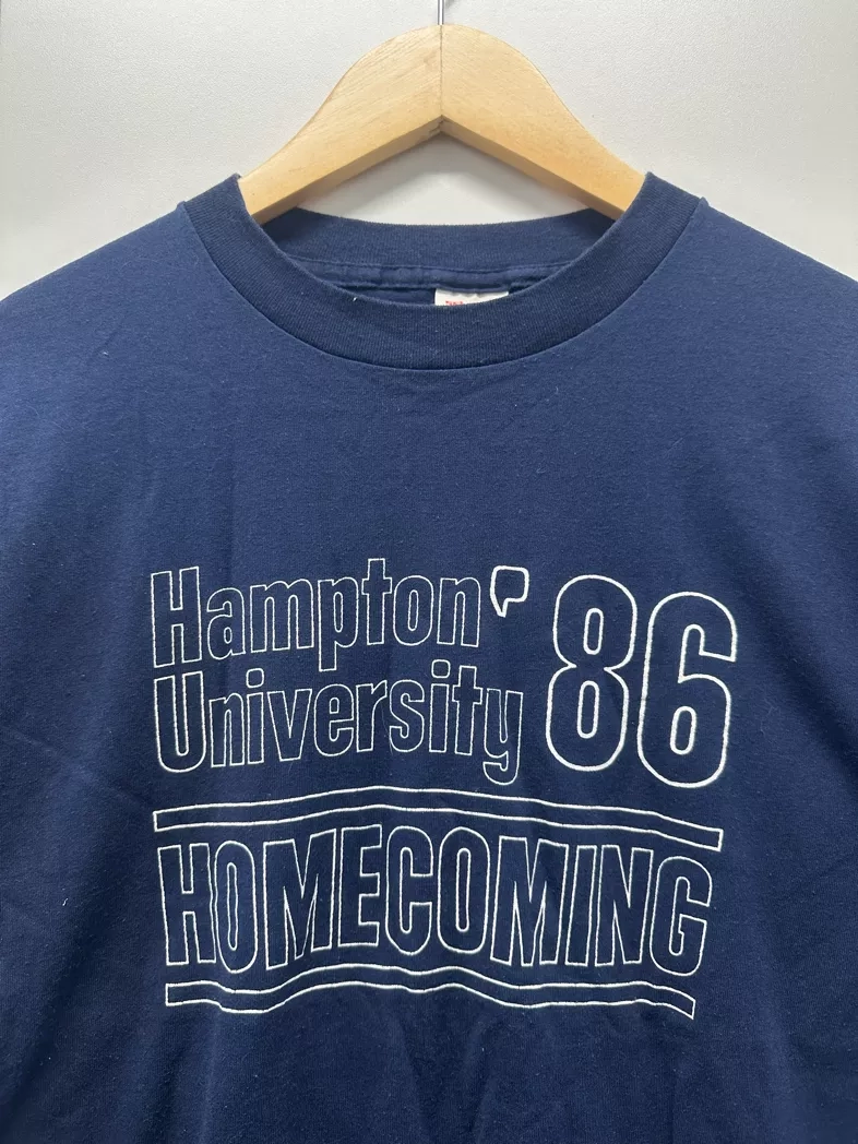 Vintage Hampton University '86 Homecoming Tee