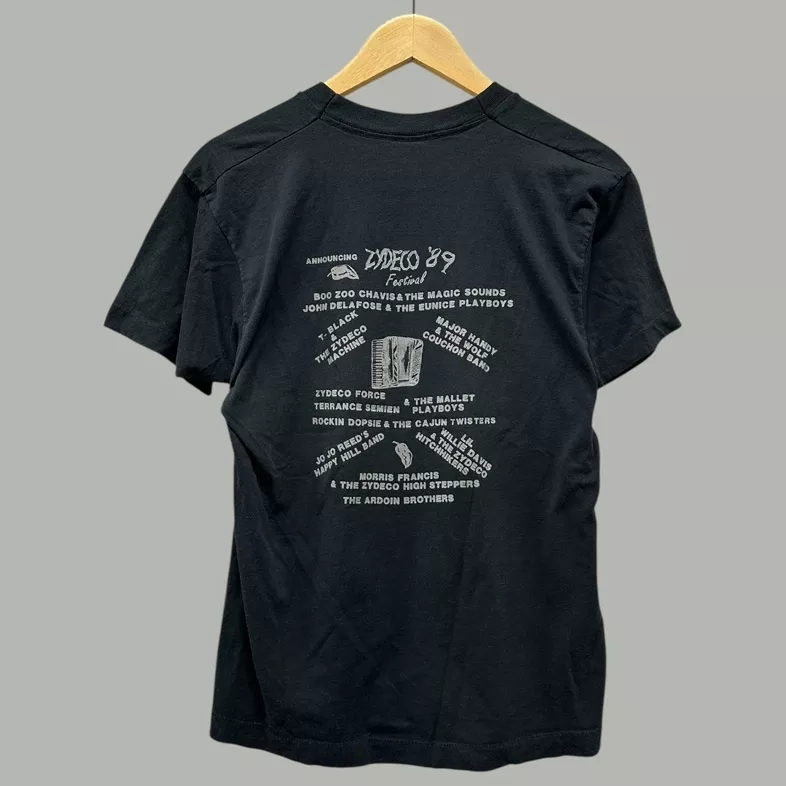 Vintage 1989 Louisiana Zydeco Music Festival T-Shirt
