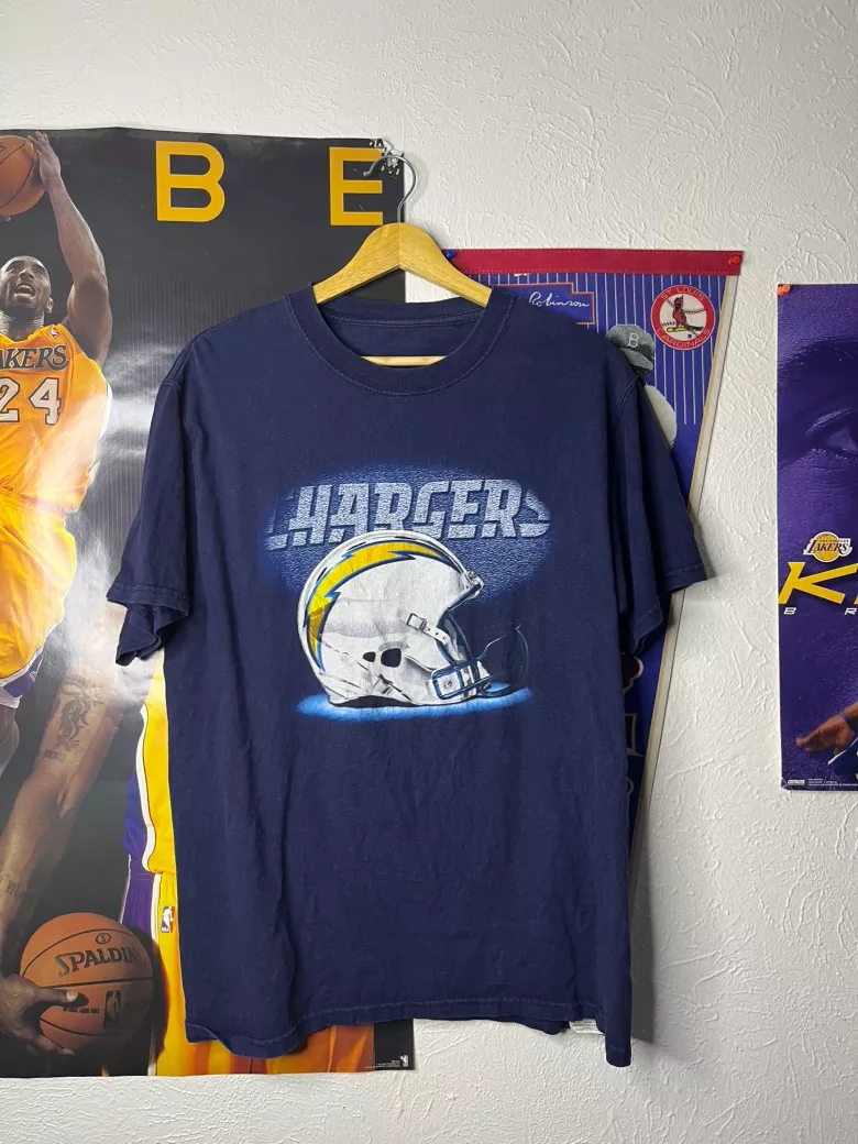 Vintage Chargers Football Helmet Graphic Tee