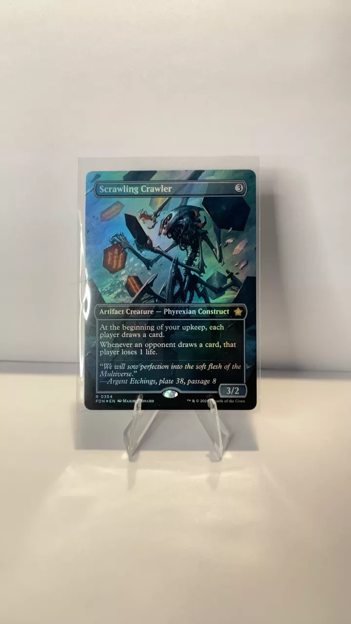 Scrawling Crawler Borderless Foil