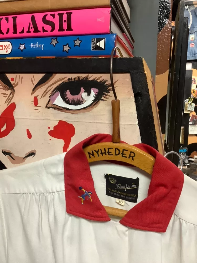 Vintage (FLocked Lettering)King Louie East Lanes Bowling Shirt