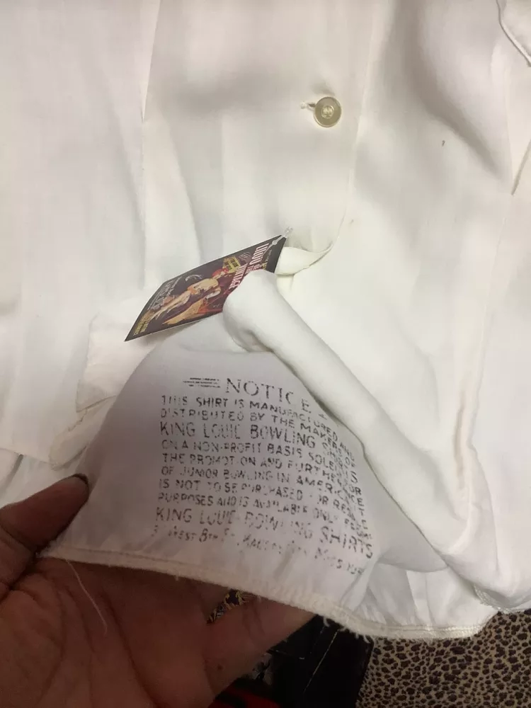 Vintage (FLocked Lettering)King Louie East Lanes Bowling Shirt