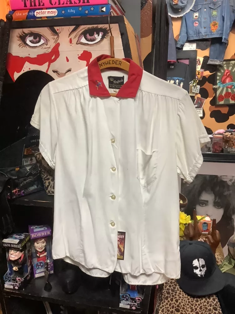 Vintage (FLocked Lettering)King Louie East Lanes Bowling Shirt