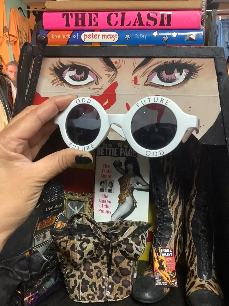 OF Odd Future White Frame Sunglasses