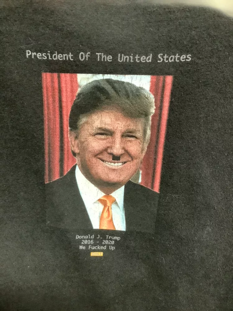 GoLf “PUSA” Donald Trump Portrait “We eFFed Up” T