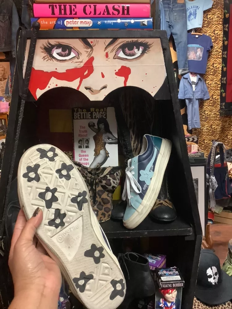 Golf Le Fleur BLue Converse Sneakers