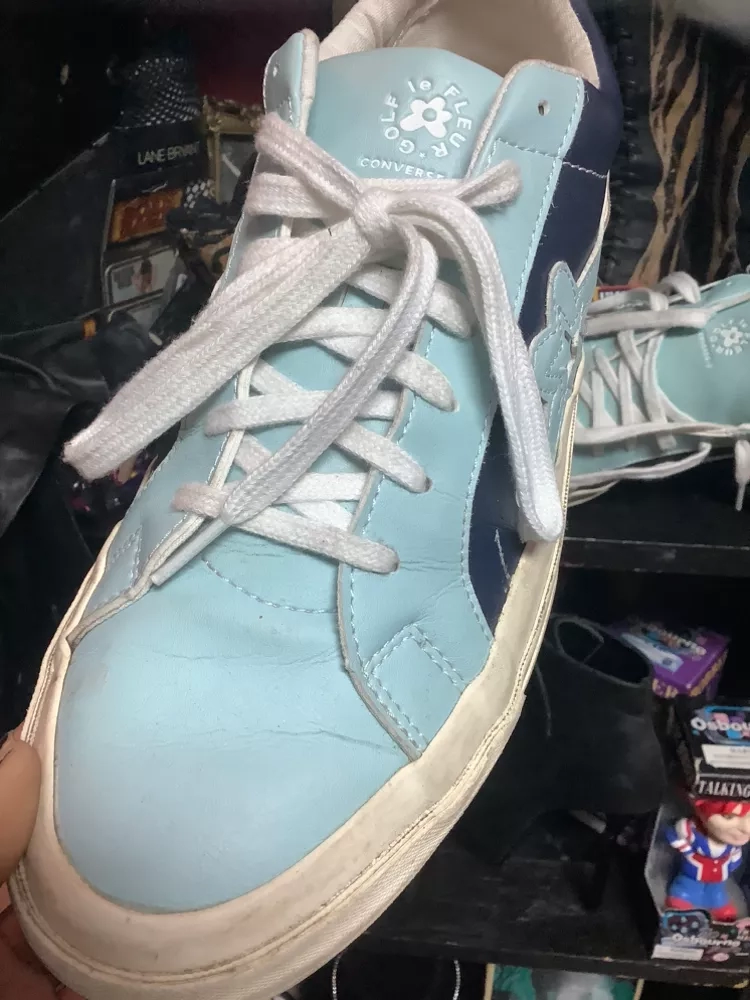 Golf Le Fleur BLue Converse Sneakers