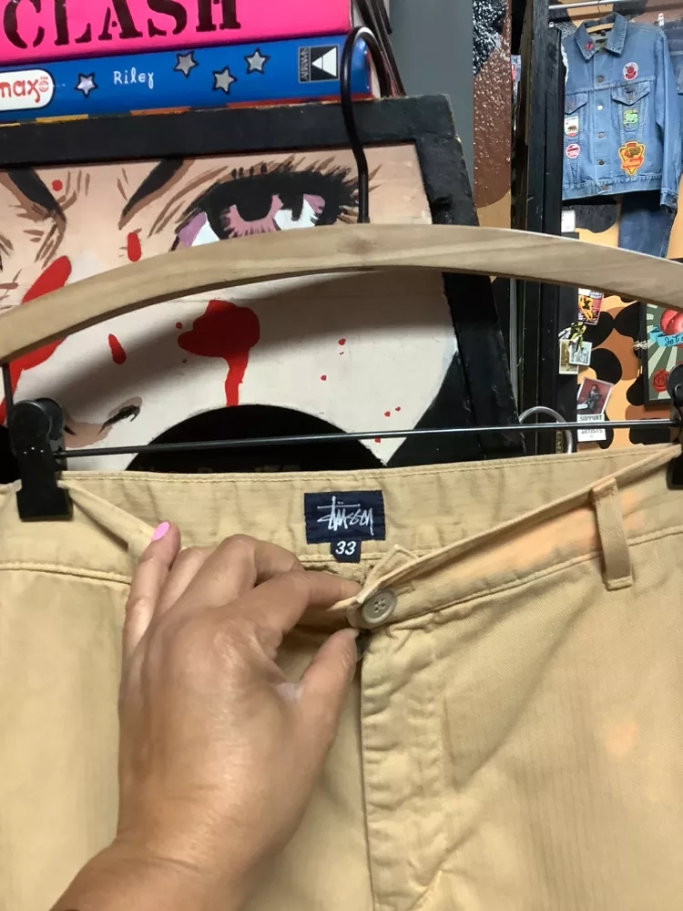 Vintage Stussy HerringBone MiLitary Chino Pants