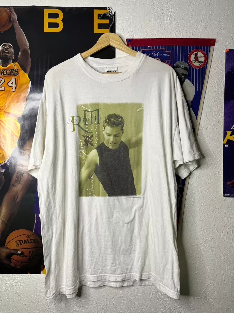 Vintage Ricky Martin White T-Shirt