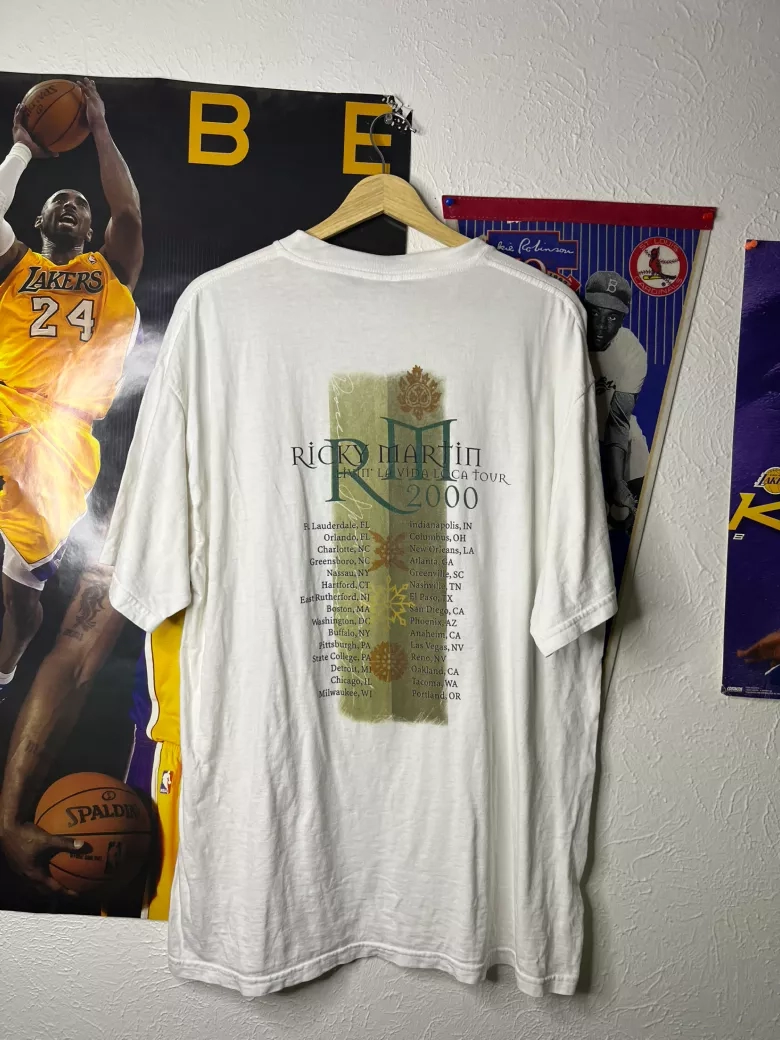 Vintage Ricky Martin White T-Shirt