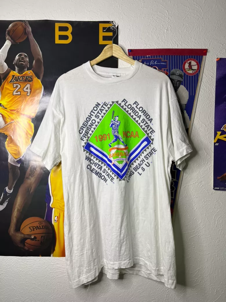 Vintage 1991 NCAA Baseball Championship T-Shirt
