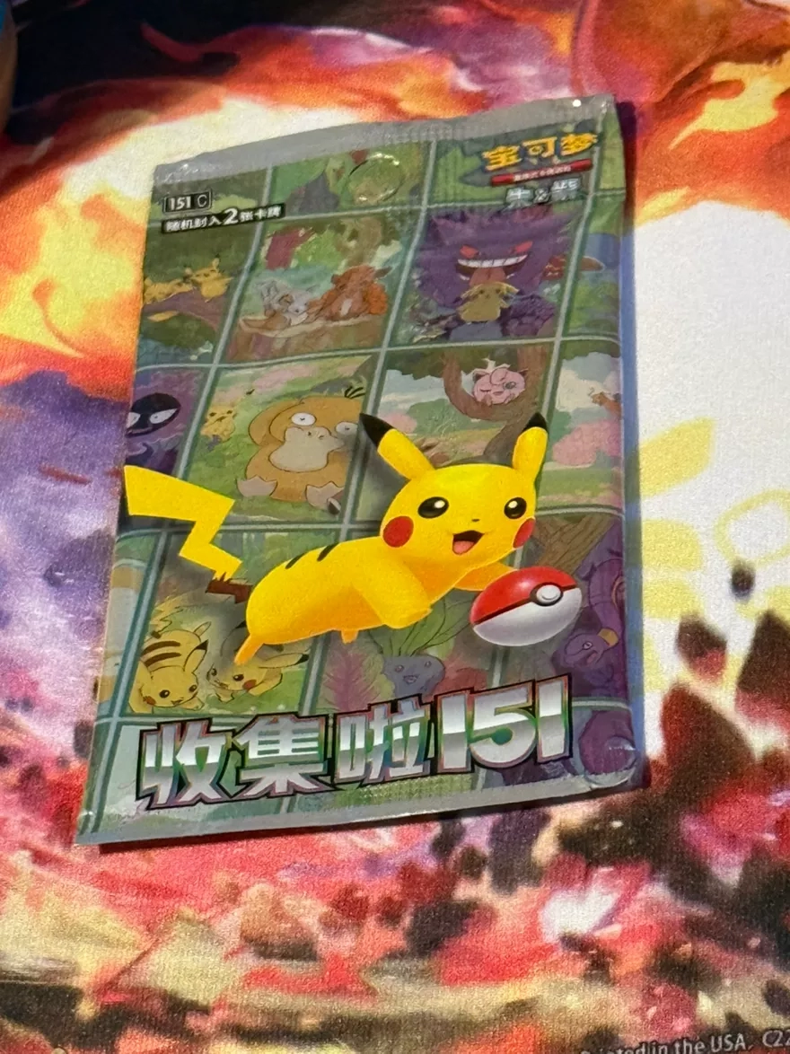 Pokemon 151 journey collect sampler packs Chinese