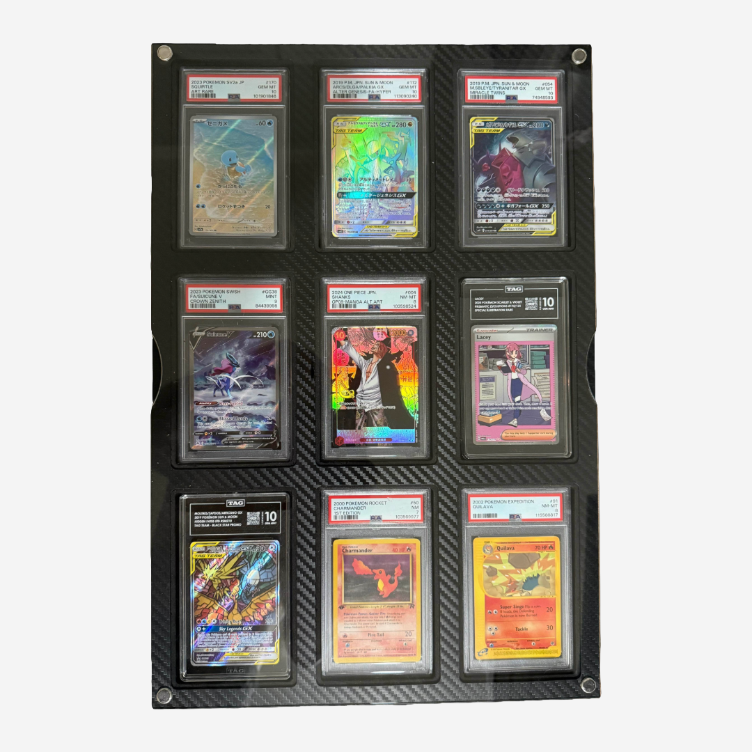 Graded Card  Wall Display Frame 3x3