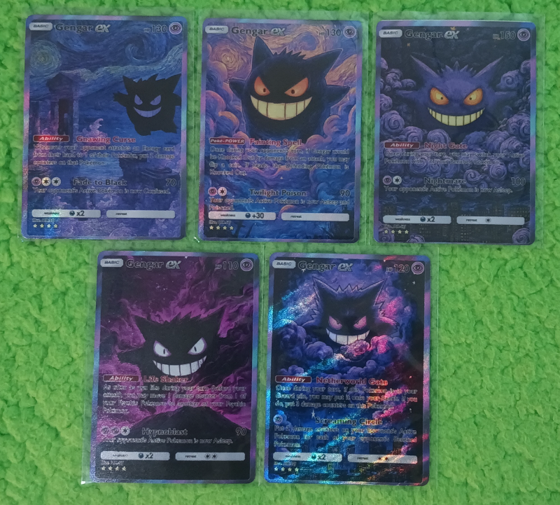 Pokémon : Gengar fan art set